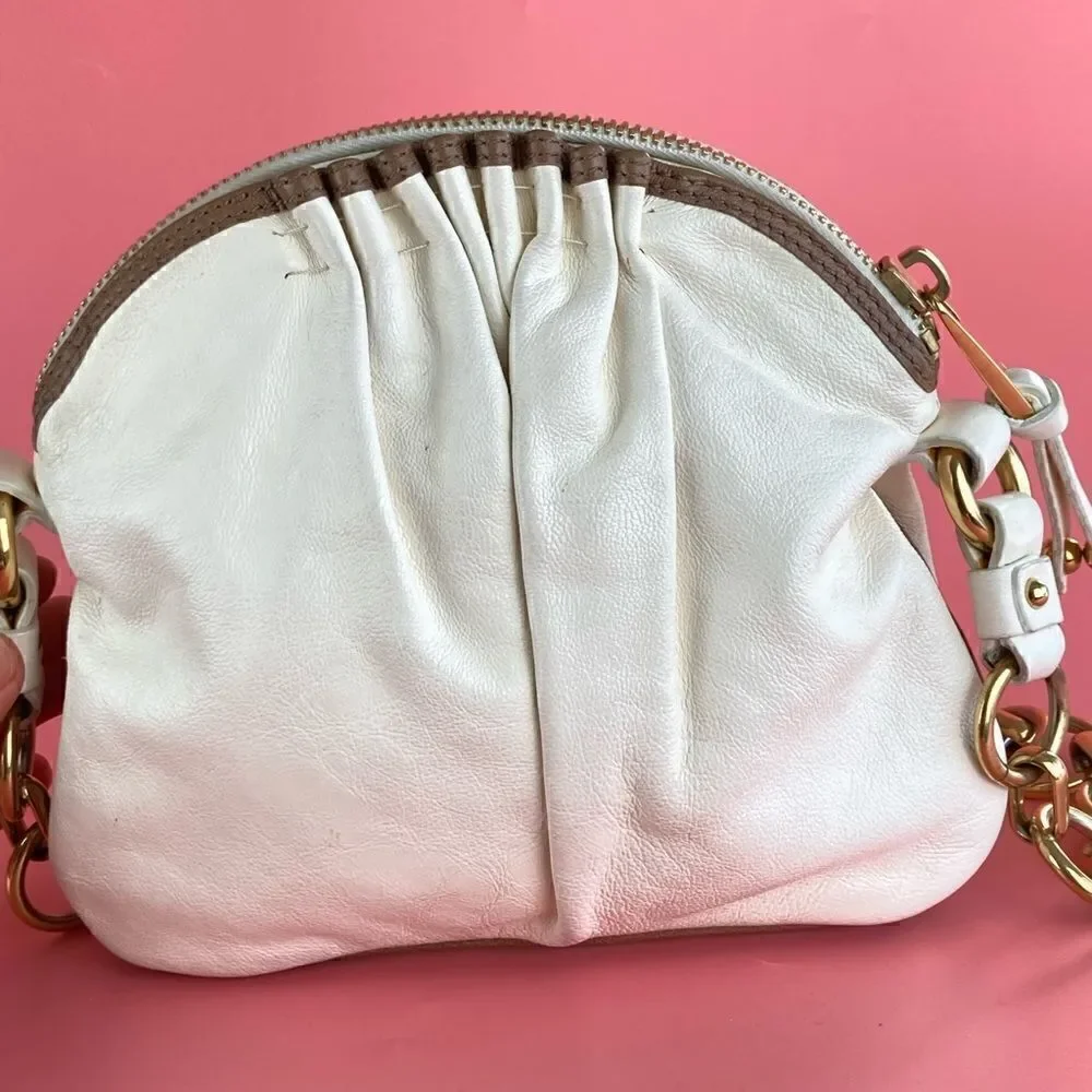 Marc Jacobs off white leather purse